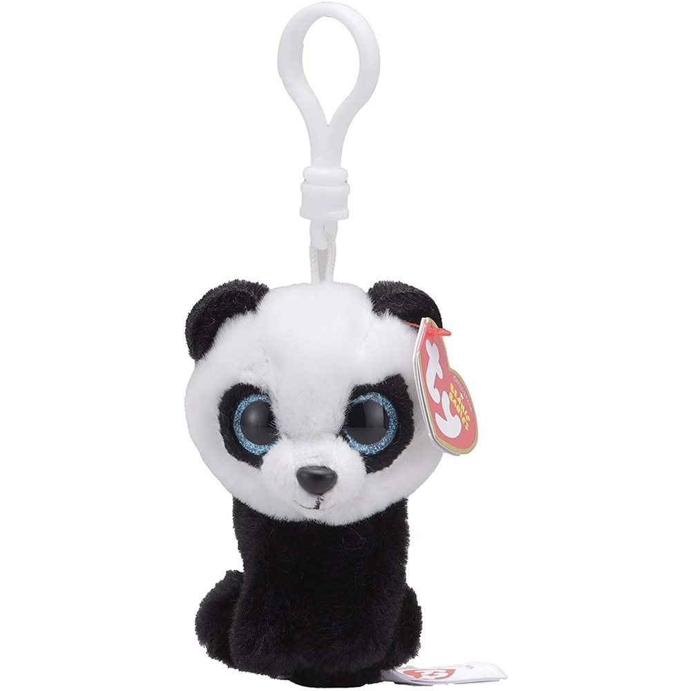 Ty Beanie Big Eyes Soft Plush Toys Panda school bag pendant keychain Child Gifts